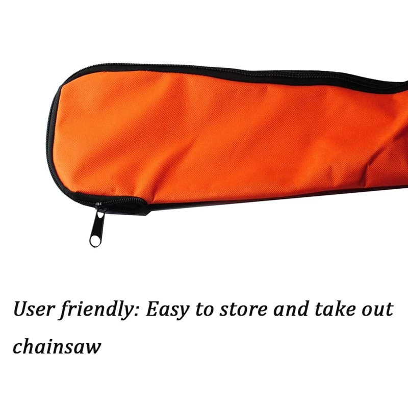 Chainsaw Carrying Bag Orange Heavy-duty Waterproof Oxford Chainsaw Carry Bag for Case Protective Storage Bags Holder Dropship