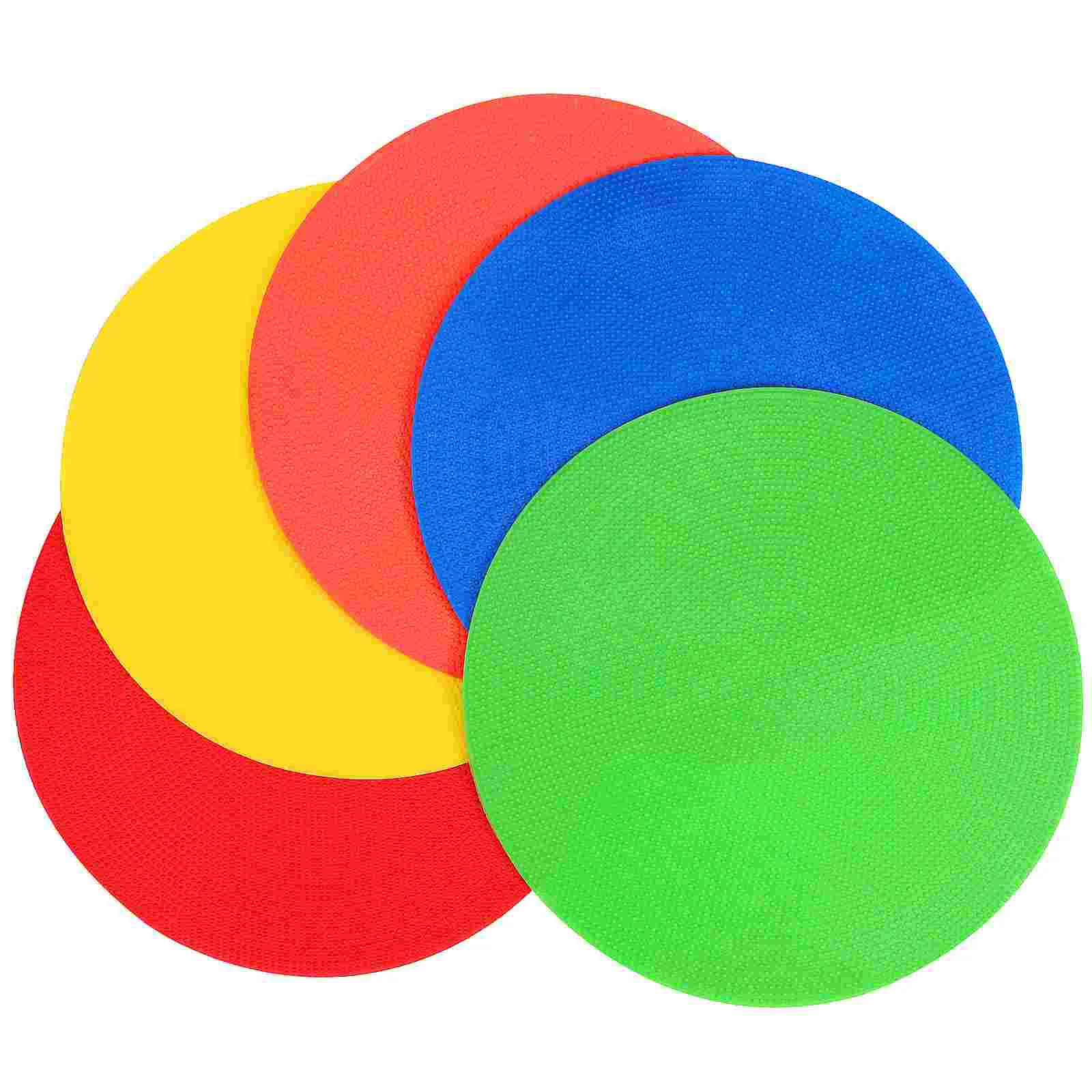 

5 Pcs Sport Cones Disc Baseball Softball Bat Obstacle Soccer Training Equipment Court Marker