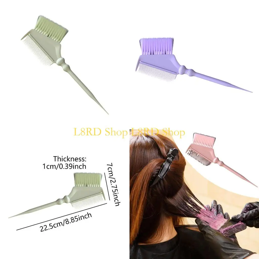 

L8RD Double Sided Hair Dyes Brush And Nourishing Comb With Anti Slip Ergonomic Grip