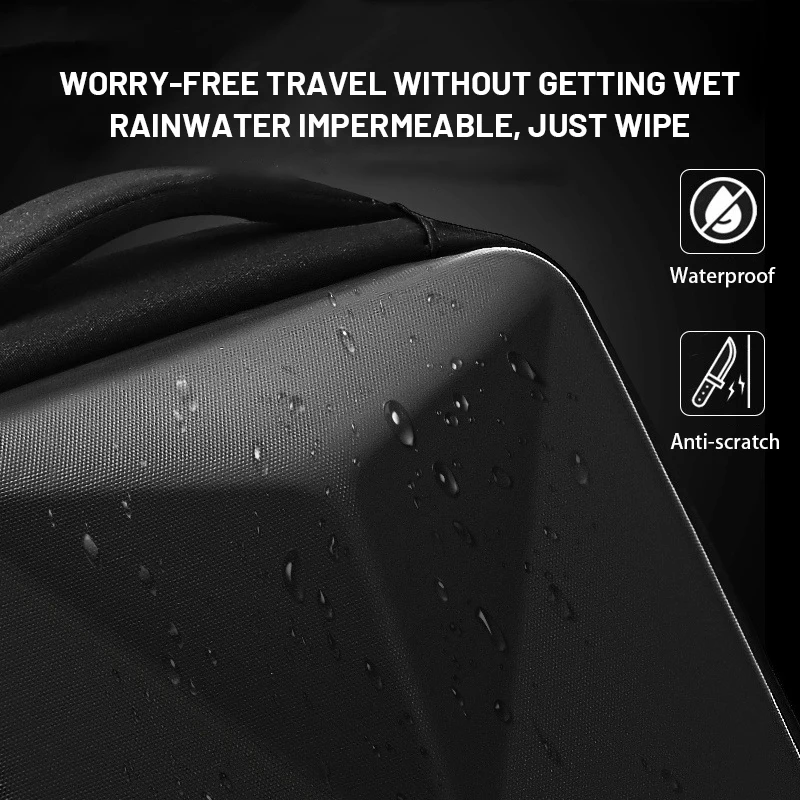 17.3 นิ้วแล็ปท็อปกระเป๋าเป้สะพายหลัง EVA Hard SHELL กระเป๋าเป้สะพายหลัง Multi-Functional Anti-Theft กระเป๋าเป้สะพายหลังกันน้ํากระเป๋าเดินทางบุคลิกภาพกระเป๋าเป้สะพายหลัง