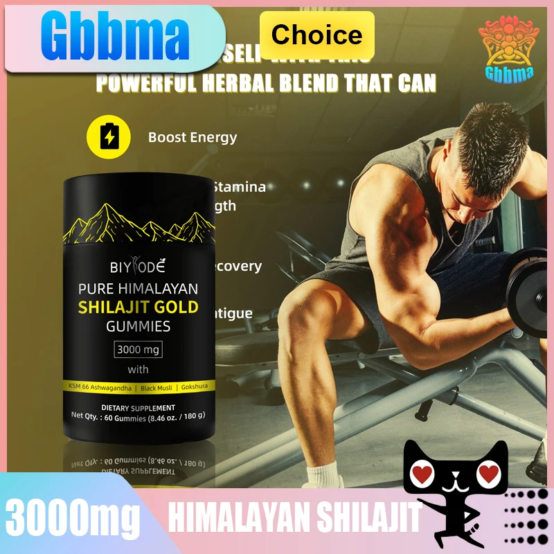 

Pure Himalayan Shilajit gummies, containing 85+trace minerals and 100% natural organic resin acid, easy to use