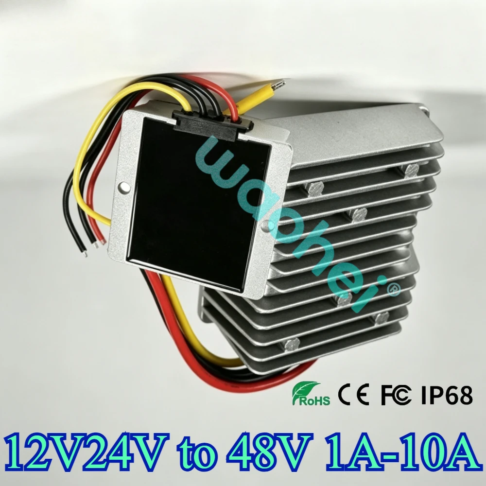 12V24V to 48V 1A-10A DC Converter Step-up 12 Volt to 48 Volt Voltage Regulator Boost Module for Electric Cars AUTOMOTIVES CE