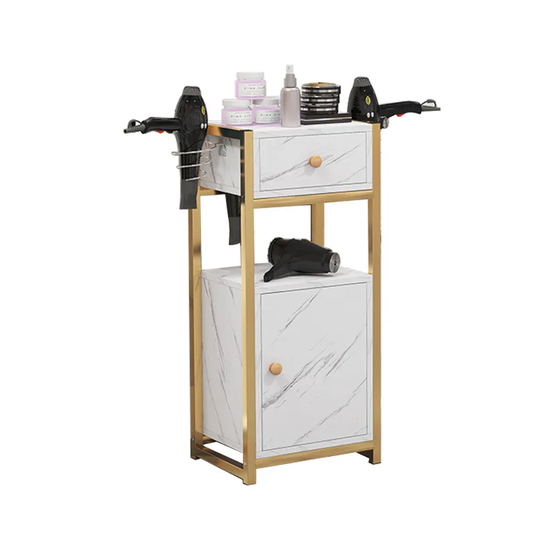 

Tool Cabinet Barber Shop Mirror Table Beauty Salon Dryer
