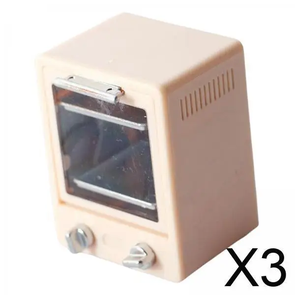 

Miniature Oven Plastic Dollhouse Microwave Doll Kitchen Furniture Accessory for 1 12 Scale House Decor