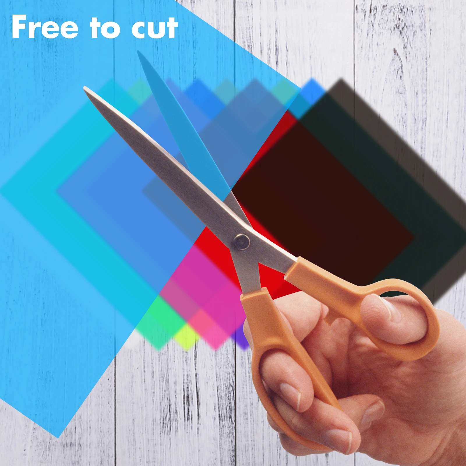 

20pcs Colored PET Film 29 7x21 cm Various Colors Free Cut Double Durable Use Wide Application Color Filter Film Lighting