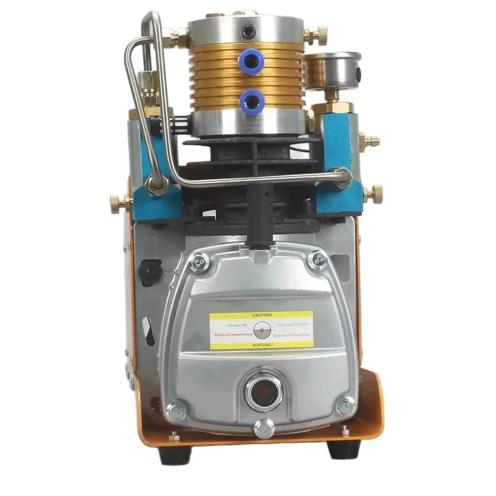 220V 80L/min 4500Psi 300Bar 30Mpa Automatic stop, high pressure air compressor