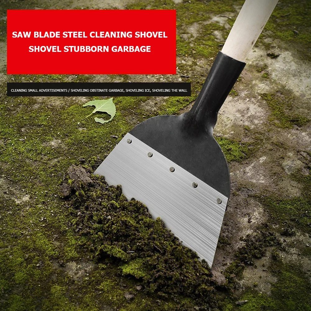 Multi-Functional Outdoor Garden Cleaning Shovel Steel flat shovel ice shovel Weeding Planting Farm Weeding Tool for Garden Lawn