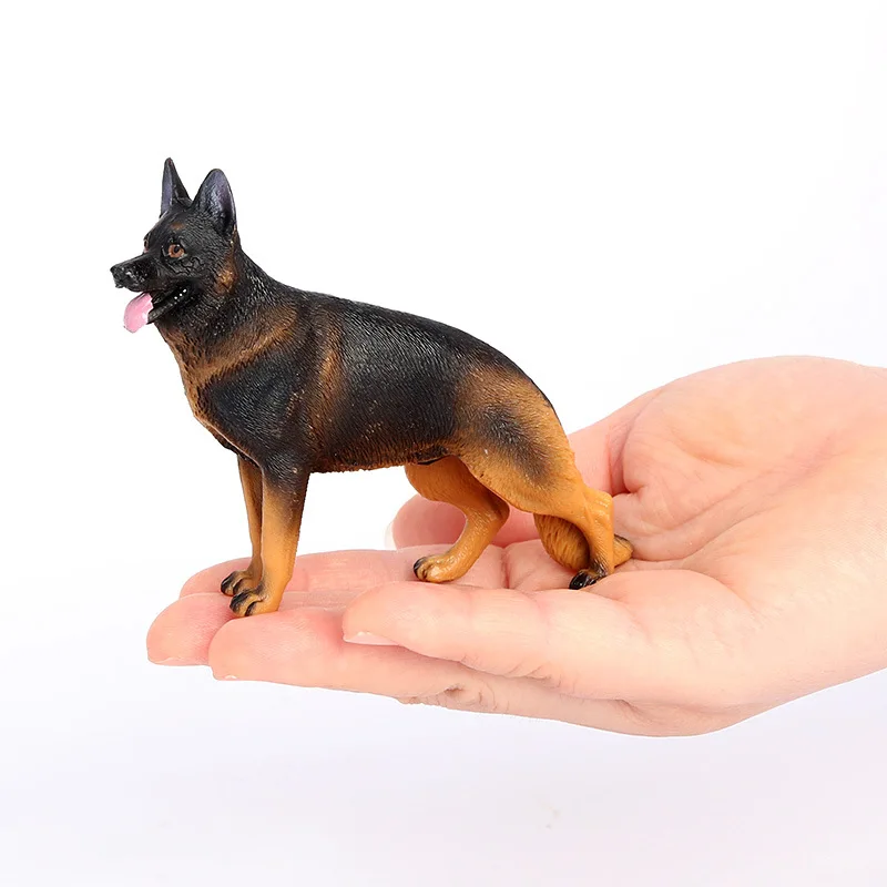 Simulated German Shepherd Dog Model Pet Dog Desktop Decoration Home Puppy Ornament
