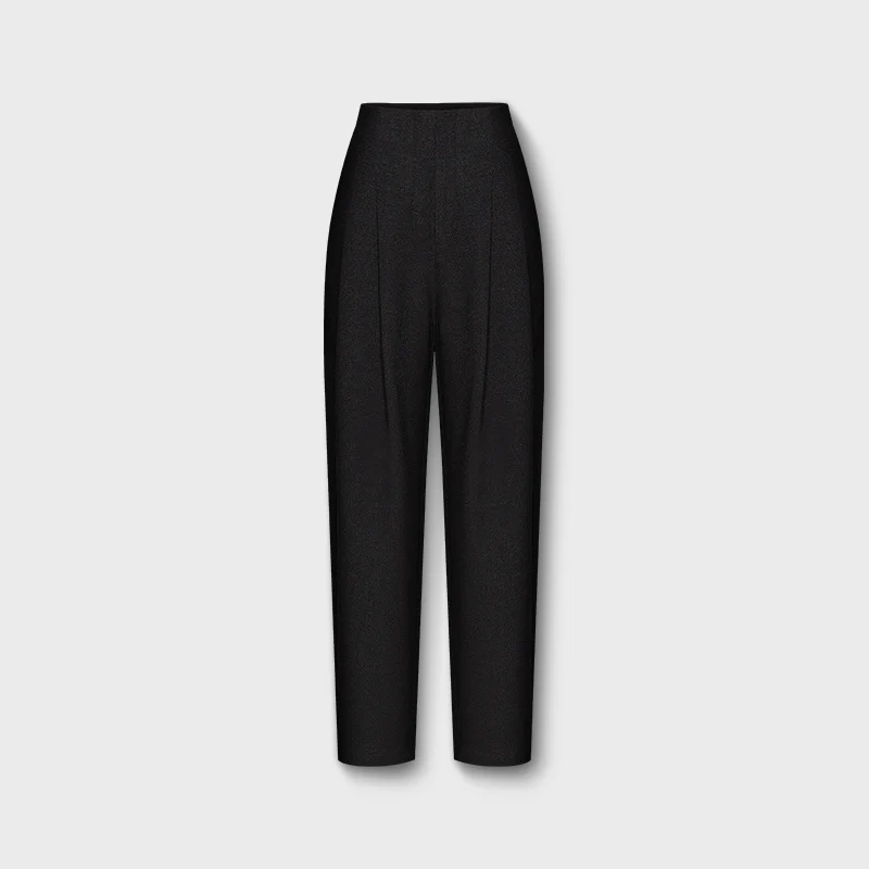 

Свободные прямые брюки-шаровары, повседневные универсальные женские длинные брюки, простой дизайн, модные брюки для ранней весны, материал — полиэстер