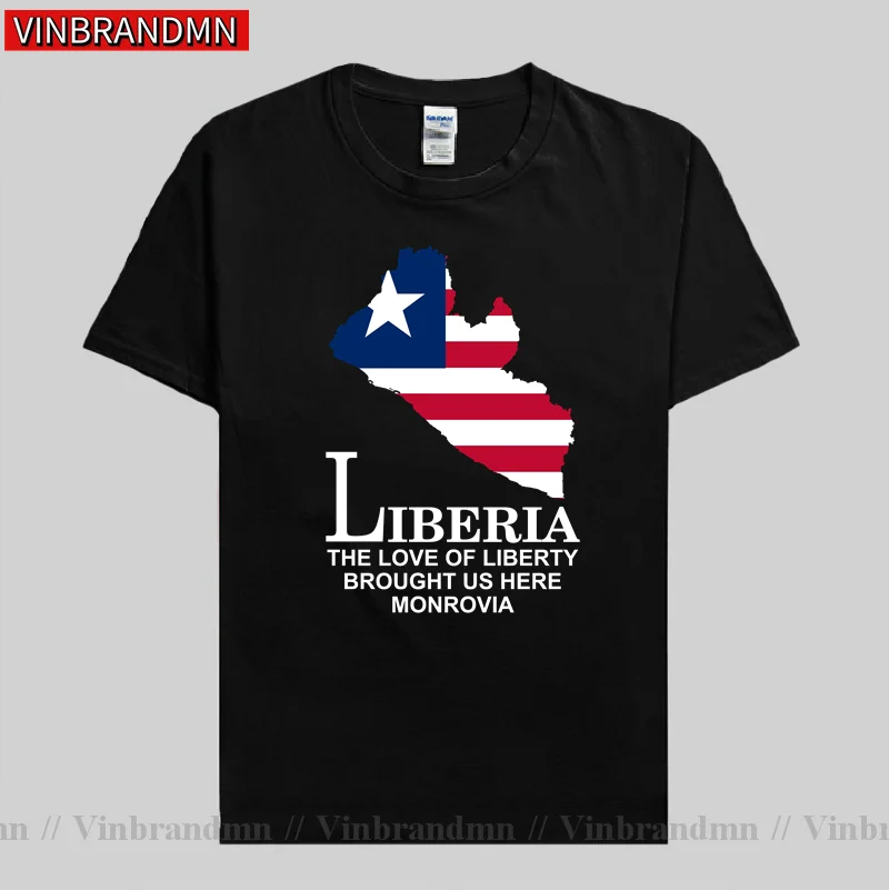 Liberia Liberian LBR Monrovia mens new t shirt men Fashion tops Short Sleeve sports clothes national team summer cotton t-shirt