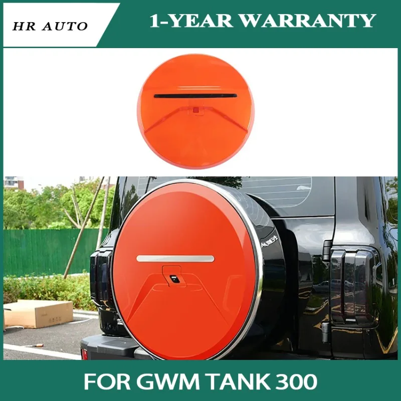 Car Rear Spare Tire Cover For GWM Tank 300 Modified Special Spare Tire Stainless Steel Protective Case Accessories