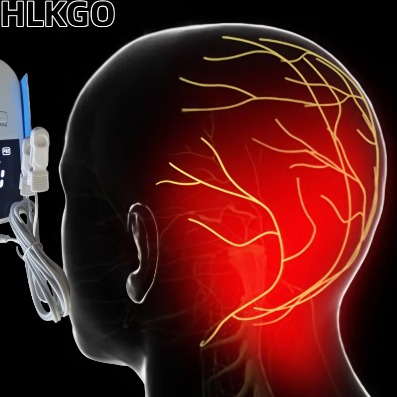 

Vagus Nerve CES Therapy Sleep Aid Ear Clip, Clinical Grade Microcurrent Stimulation for Insomnia Anxiety and Depression Relief