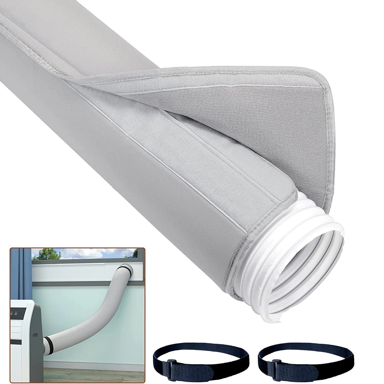 Air Conditioning Hose Protective Sleeve Heat Dissipation Air Conditioning Cover for 5\