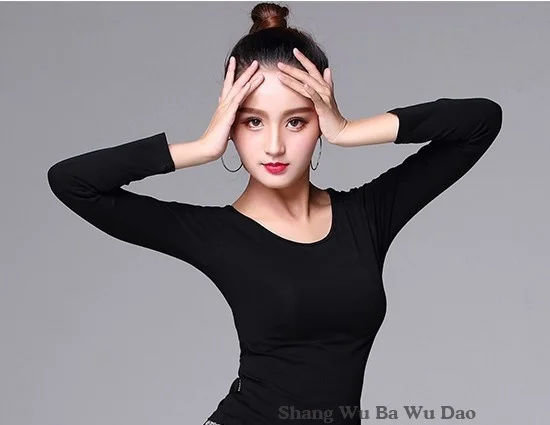 Vestido de danza clásica para mujer, elegante vestido de actuación de danza de Xinjiang, falda de media longitud, falda oscilante, vestido de entrenamiento de Ballet moderno