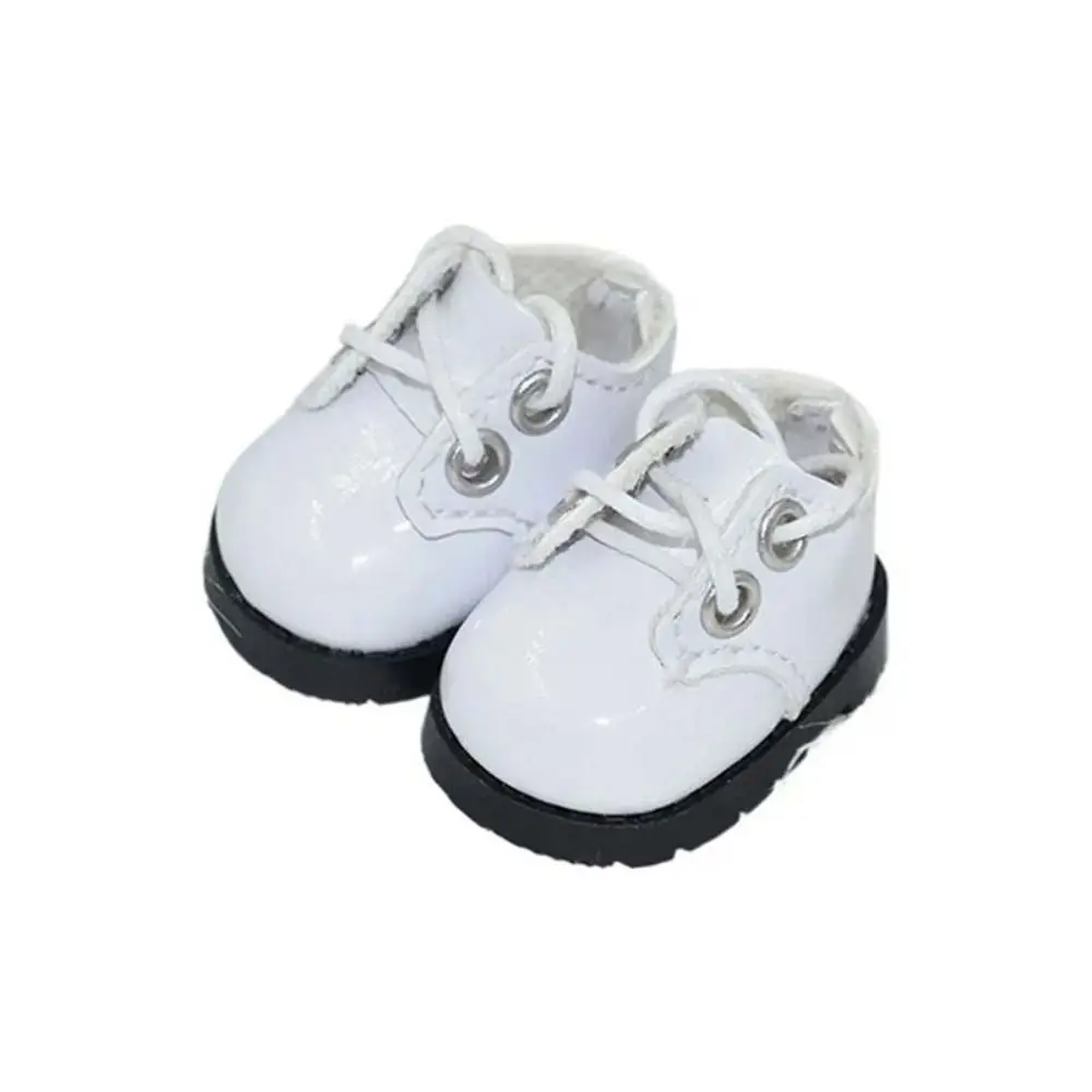 

Shoes Doll PU Leather Boots PU Leather Lightweight DIY Casual Wear Shoes 1 Pair Mini 10cm Cotton Doll Shoes Kids Gifts