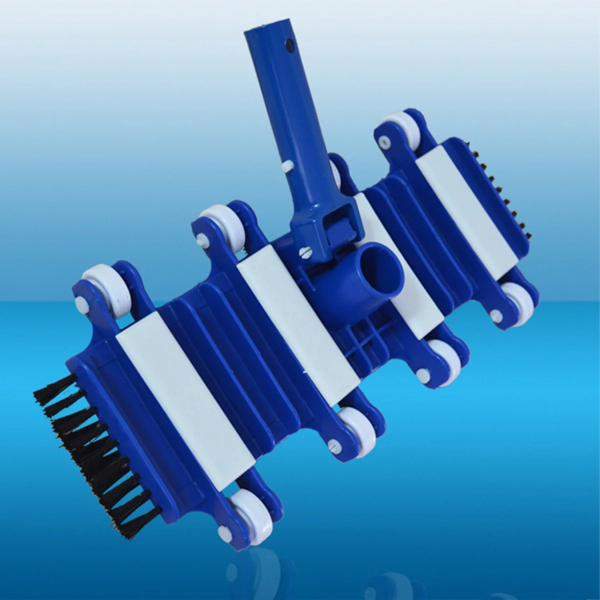 

Extra Wide 14 Inch Pool Vacuum Head Flexible Nylon Side Brush Smooth Bottom Reinforced Surface Swimming Pool Cleaning Equipment