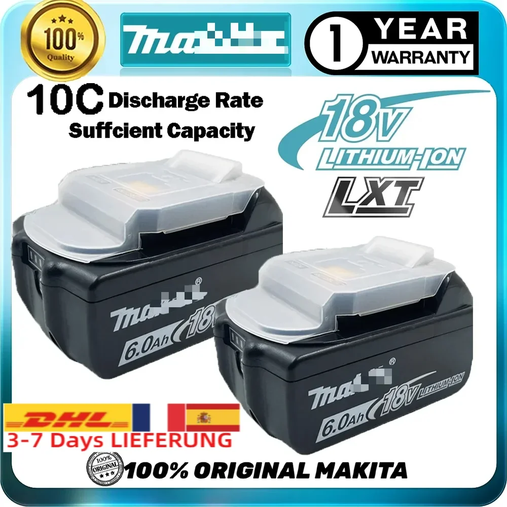 100% Genuine/Original Makita 18v Battery Bl1850b BL1850 Bl1860 Bl 1860 Bl1830 Bl1815 Bl1840 LXT400 6.0Ah for Makita Tools Drill