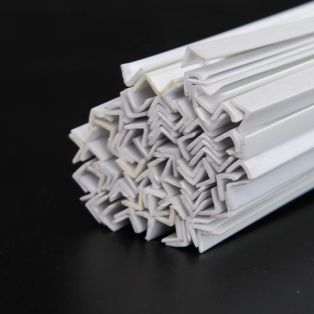 長さ 25 センチメートル ABS ホワイト L/I 字型チューブロッド DIY マイクロランドスケープビルディングハウス建築シーンレイアウト材料ツール 20 ピース/ロット
