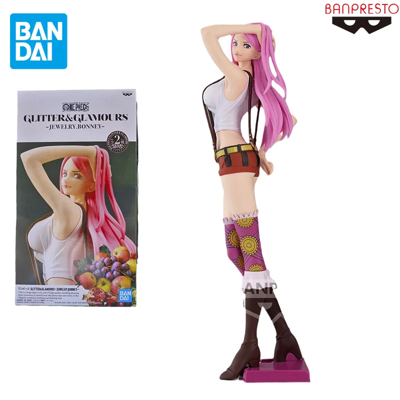 

Bandai BANPRESTO Original One Piece Anime Figure Jewelry Bonney Shiny Venus Action Figure Toys Gift Collectible Model Ornaments