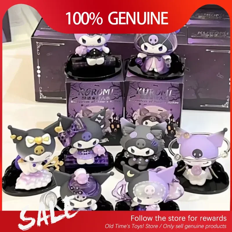 

Genuine Kuromi Blind Box Werewolf Kill Series Blind Box Cute Dolls Bag Model Fans Collection Toy Anime Figure Surprise Gift