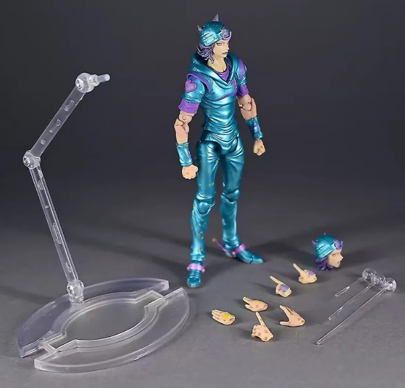 

В наличии Medicos Steel Ball Run Jojo'S Bizarre Adventure Johnny Joestar Фигурка Wf Limit 15 см Оригинальная модель игрушки