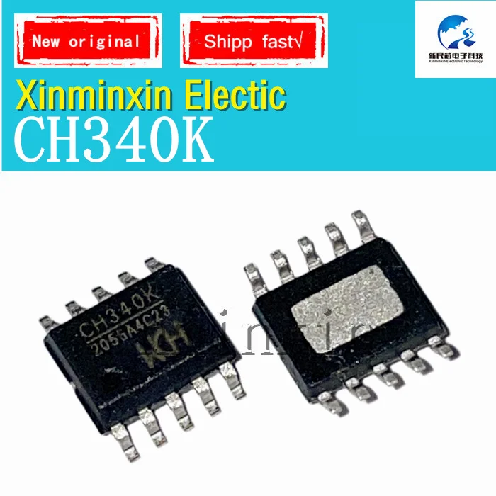 10 Stks/partij CH340K CH340 ESSOP10 Ic Chip Nieuwe Originele