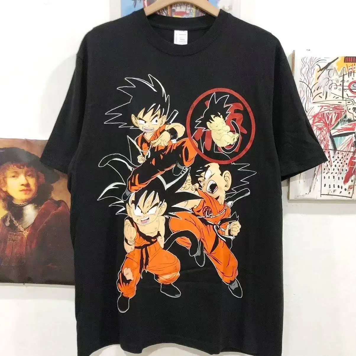 

New Dragon Ball Vegeta Japanese Animation Summer Men's T-shirt Cotton Y2k Harajuku Children's Parent-child Loose Short Sleeves