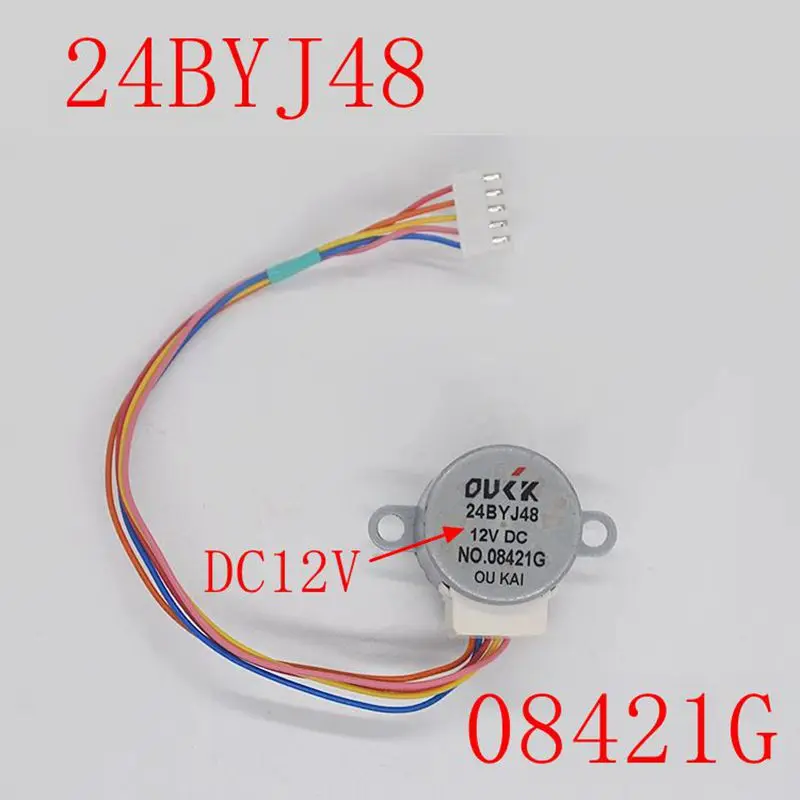 

DC12V Step Motor For Mitsubishi Air Conditioner Accessories Sync Swing Motor 24BYJ48 -08421G parts