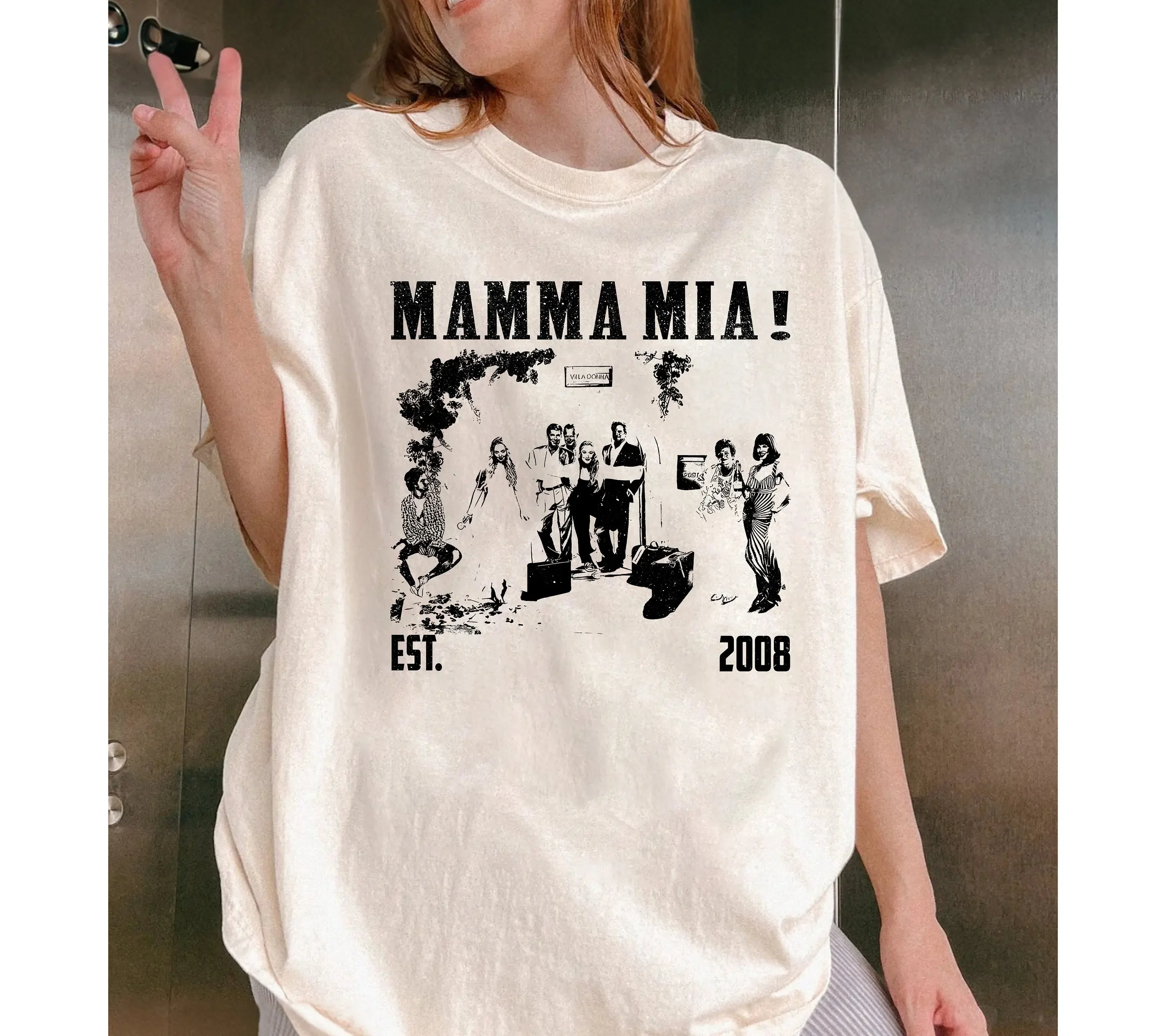 Mamma Mia T Shirt Movie Vintage Midcentury For Him Retro