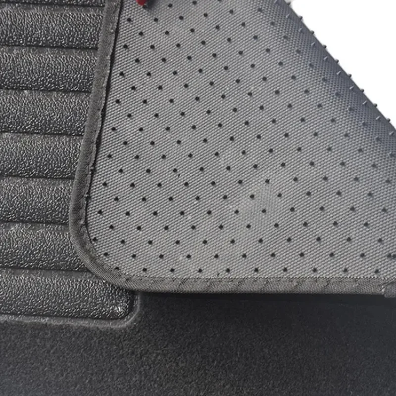 High Quality All Weather Gray Nylon 2mm Thick 4-Piece Full Set Car Floor Mats