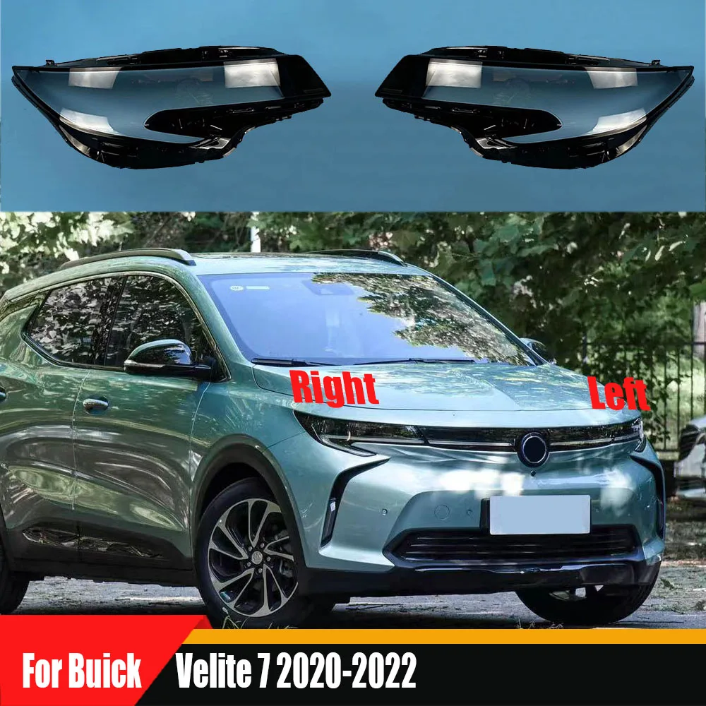 

For Buick Velite 7 2020 2021 2022 Transparent Headlight Cover Headlamp Shell Clear Lens Plexiglass Replace Original Lampshade