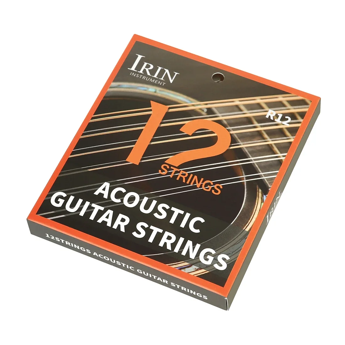 IRIN 12-string Acoustic Guitar Strings in Phosphor Bronze with PU Coating Acoustic Guitar Strings Folk Guitar Accessories Parts