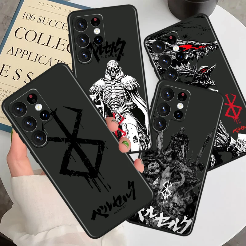 

Berserk Comics Cool For Samsung M62 M52 M33 M32 M31 M30 M23 M22 M21 Note 20 10 9 8 Ultra Plus Lite Black Phone Case