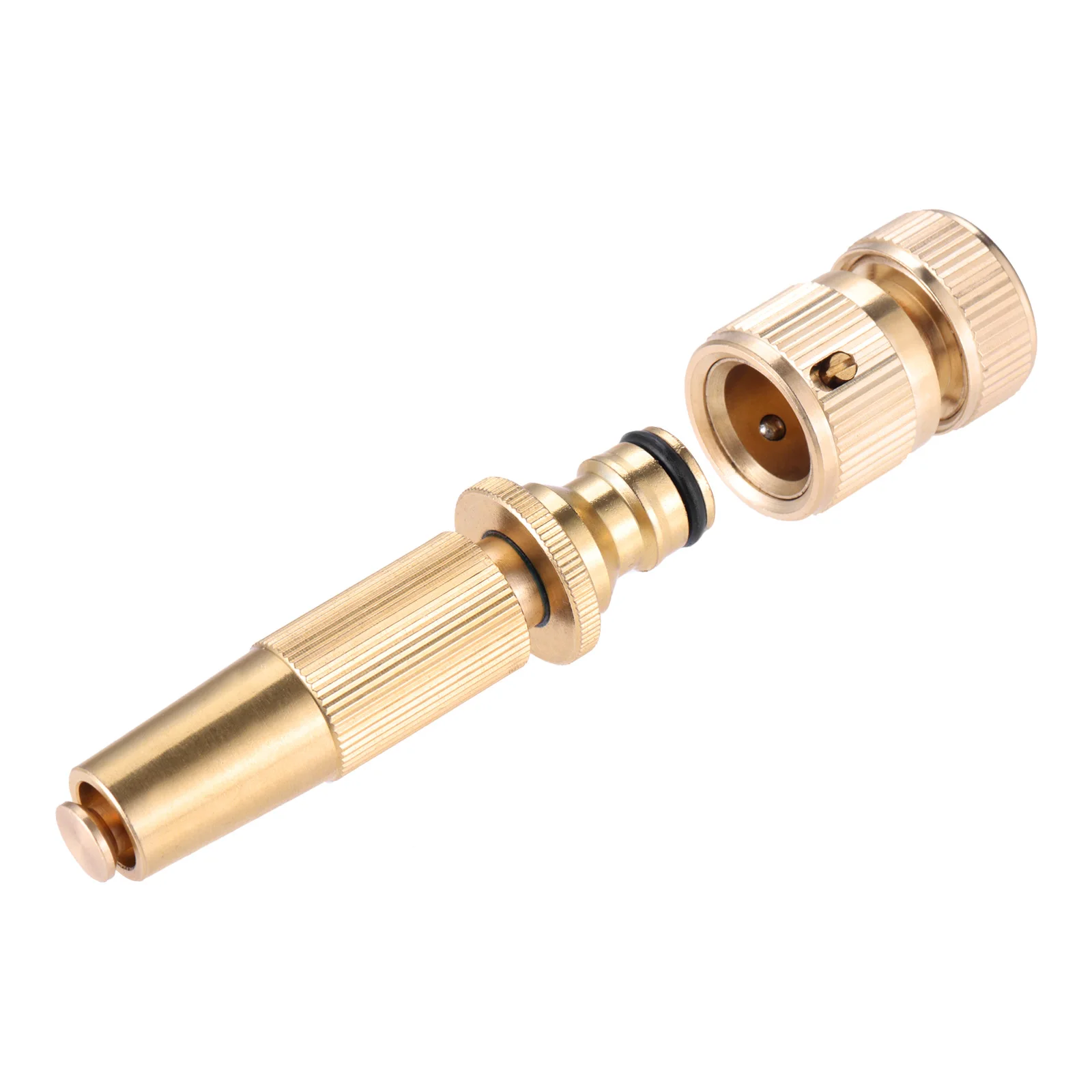 1Set Garden Hand Shower Brass Garden Hose Nozzle Adjustable Hose Nozzle Pressure Garden Shower For Garden Watering Pet Washing