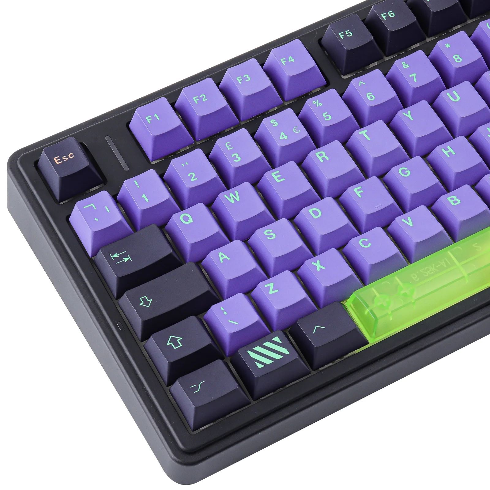 Mecha UK Character Keycaps 132 Keys PBT Material 5-Side Dye-Sublimated Cherry Profile