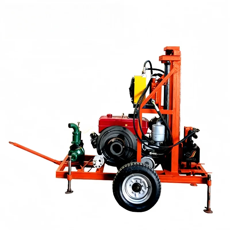

Factory Wholesale Crawler-Type 200m Depth Water Well Drilling Rig Tyres Accessories