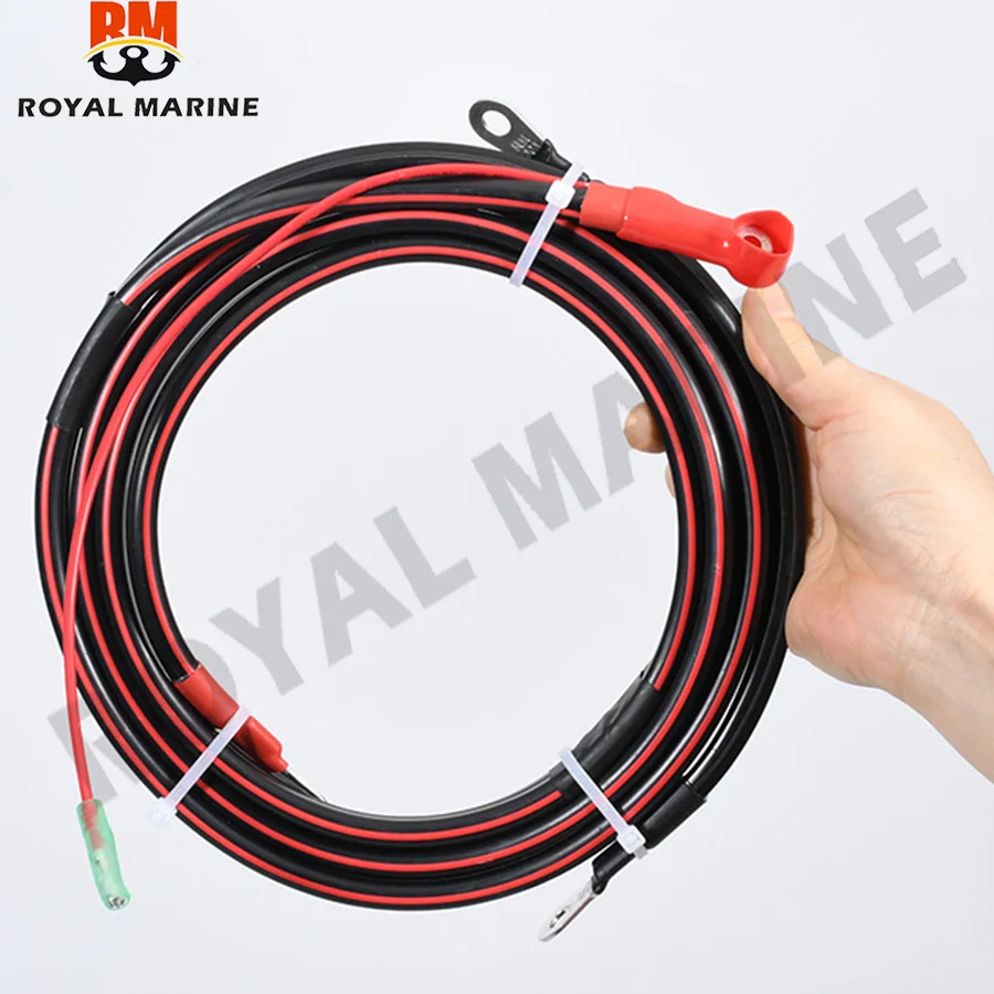 6H0-82105-12 6H0-82105 Аккумуляторный кабель для подвесного мотора Yamaha Parsun Powertec 30-85HP 6H0-82105-J2 Лодочный двигатель Заменяет детали