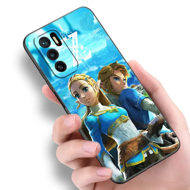 The Legend of Zeldas Black Silicone Phone Case For Xiaomi Redmi Note 10 11 11S 12 13 4G 8 9 11T Pro 5G Plus 8T 9S 10S 12S