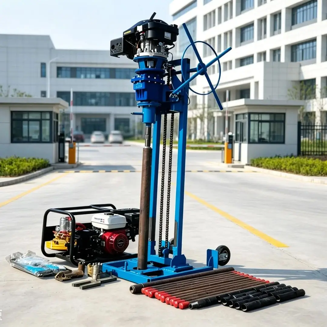 Customized Geological Core‑sampling Exploration Drilling Rig, Shallow Water Well Drilling Machine
