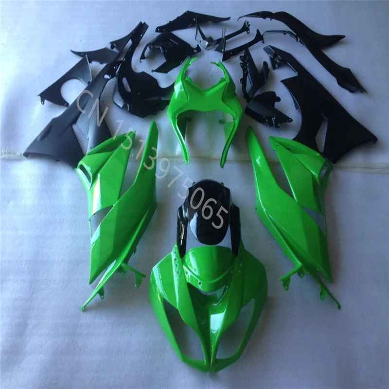 

Green black Motorcycle Fairing for KAWASAKI Ninja 2009 2010 2011 2012 ZX6R 09 12 Injection molding fairing