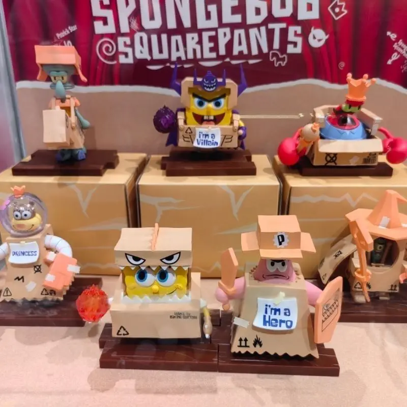 

SpongeBob SquarePants Blind Box Adventure Stage Figurine Buildable Toy Squidward New Release Hot Sale Collectible First Set