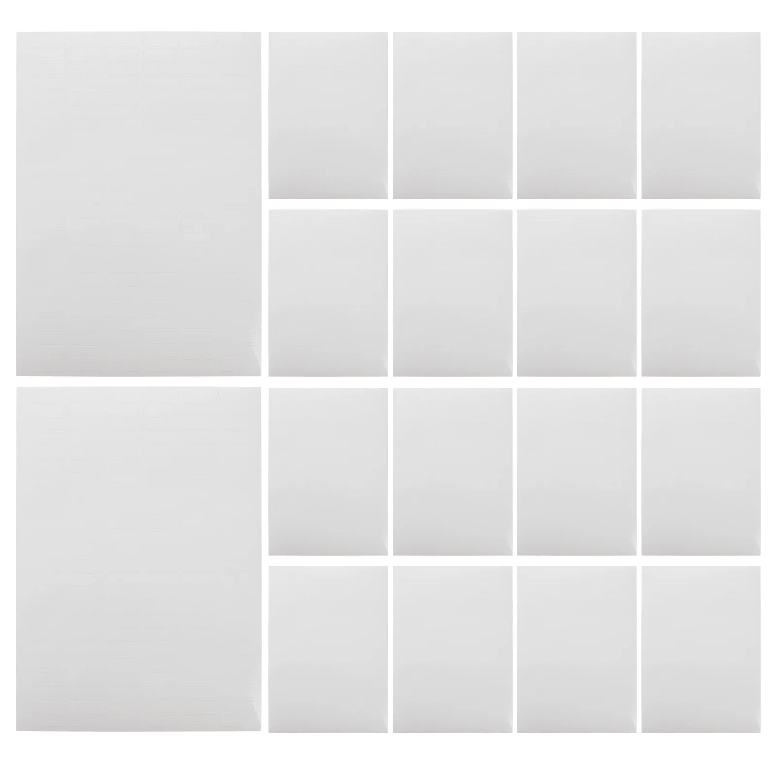 Printing Labels Matte Sticker Paper For Printer Blank Label Sheets Self-Adhesive Removable Tear-Resistant Printable
