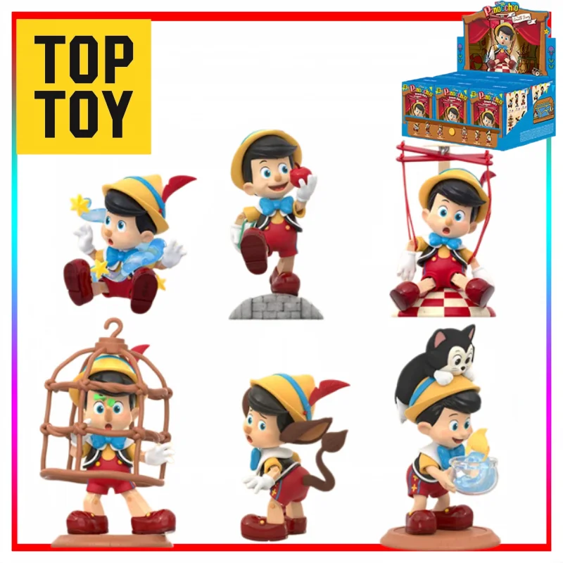 

Оригинальный набор-сюрприз TOPTOY «Дневник роста Пиноккио», коллекционная фигурка Пиноккио, аниме-мерч, праздничный подарок, модные игрушки