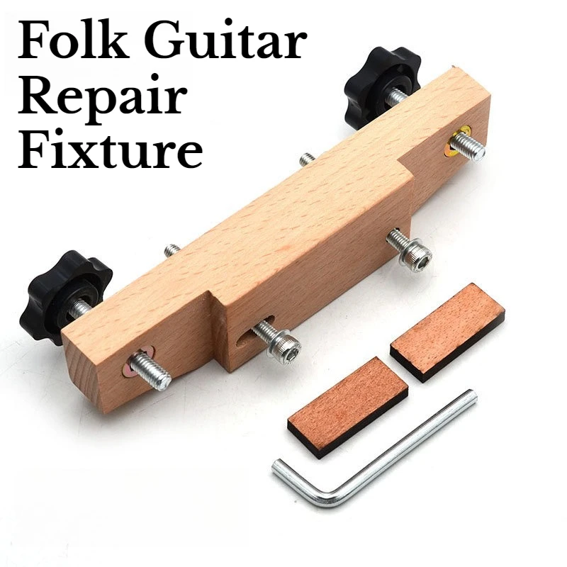 

Деревянный металлический зажим для гитарного моста, быстрый, удобный, прочный, точный, приспособление для ремонта народной гитары, аксессуары для музыкальных инструментов
