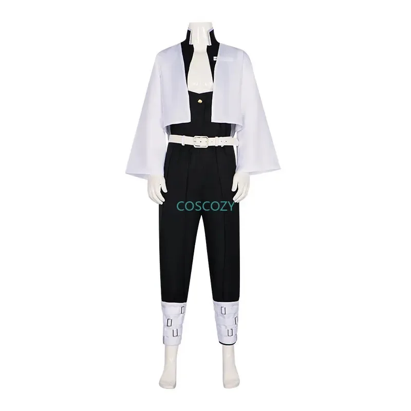 2025 جديد أنيمي شينازوجاوا سانيمي الرياح هاشيرا الزي ملصقات شعر مستعار مجموعة كاملة تأثيري حلي