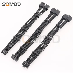 New 8-pin Female to PCIE 5.0 12VHPWR 16-pin Cable 16AWG 600W Compatible With RTX 4000 RTX4080 RTX4090 Series (16-pin 12+4P)