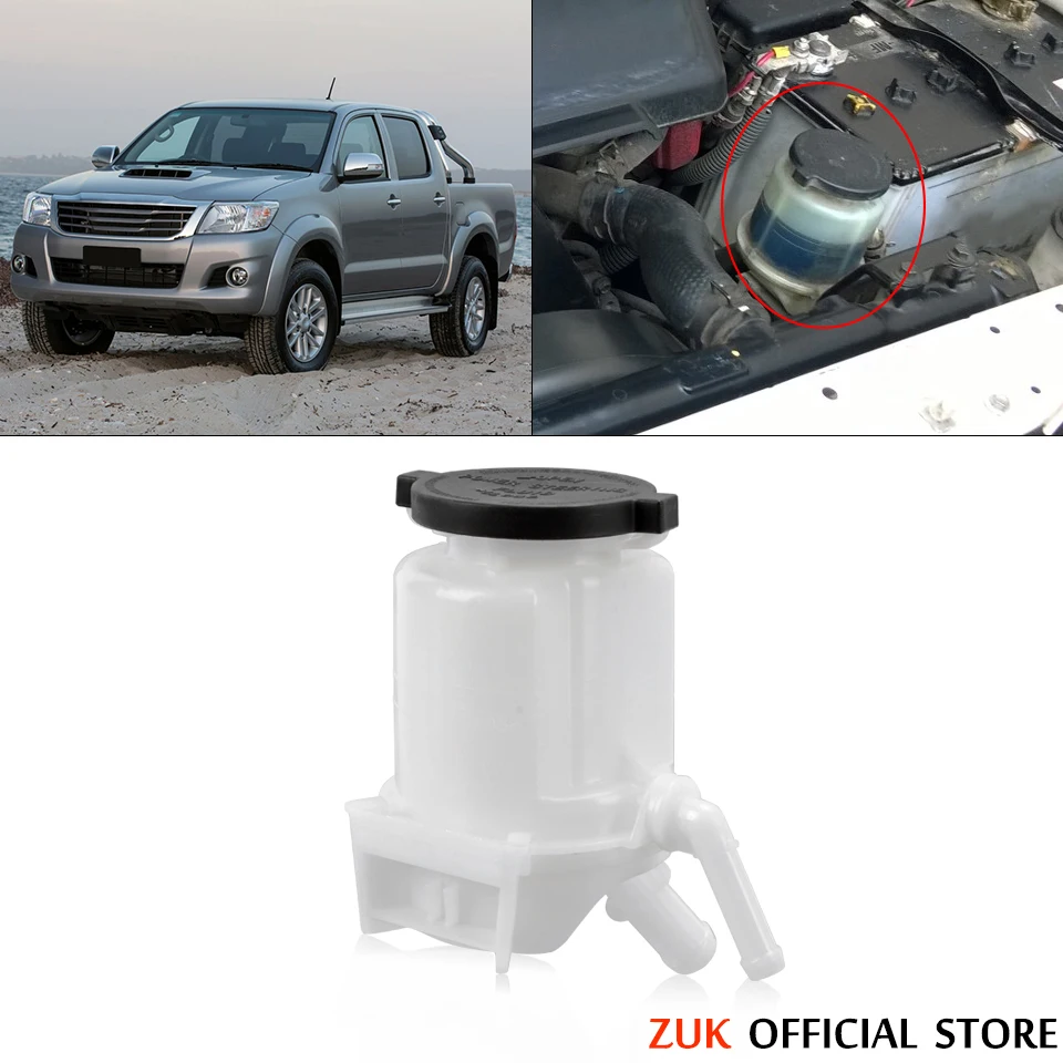 ZUK For Toyota Hilux VIGO 2011 2012 2013 2014 2015 AUTO Power Steering Pump Fluid Reservoir Bottle Oil Tank Oiler 44360-0K010