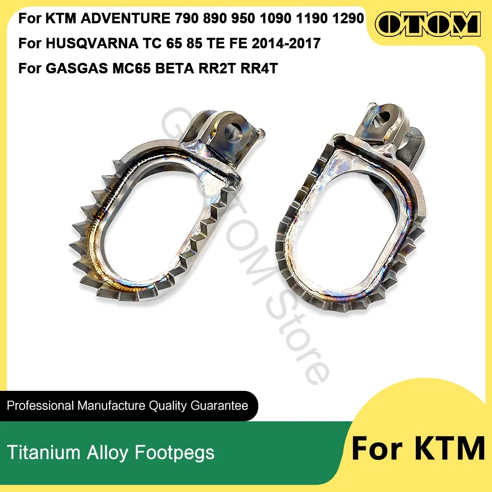 Подножки из титанового сплава OTOM 1998-2017 для мотоциклов KTM EXC EXCF ADVENTURE HUSQVARNA TC TE MC BETA