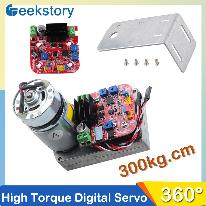 300kg.cm High Torque ASME-MRA Servo Magnetic Encoded 360 Degree Digital Servo Thickened For Robot Arm Valve Power Control Parts