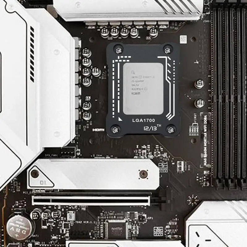 LGA1700 المقبس وحدة المعالجة المركزية الإطار سبائك الألومنيوم مكافحة الانحناء مشبك الثقيلة إطارات الاتصال وحدة المعالجة المركزية الانحناء تصحيح قوس مشبك مع